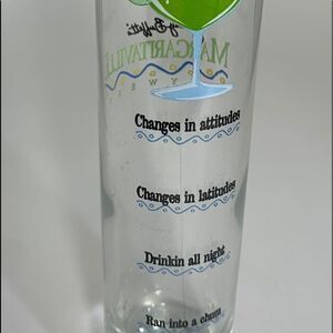 Jimmy Buffets Margaritaville Glass